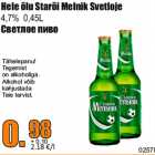 Allahindlus - Hele õlu Starõi Melnik Svetloje