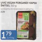 Allahindlus - UVIC VEGAN PORGANDI-KAPSA ŠNITSEL 310 G