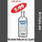 Allahindlus - Viin Absolut Vodka 40%, 0,5 l