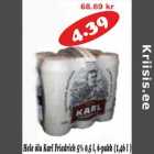 Hele õlu Karl Friedrich 5%,0,5l, 6- pakk