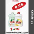 Nõudepesuvahend Fairy 500 ml, 2 sorti