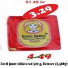 Eesti juust viilutatud 500 g, Estover