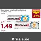 Allahindlus - Blend-a-med complete 7 hambapasta
extra fresh, white
100 ml