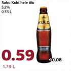 Saku Kuld hele õlu
5,2%
0,33 L