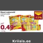 Макароны Manni
различные сорта,
400 г