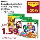 Хлопья для завтрака Nestle,
215 г / 225 г