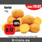 Allahindlus - Kartul
1kg