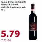 Itaalia Bonacchi Chianti
Riserva kaitstud
päritolunimetusega vein
75 cl