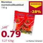 Allahindlus - Marmiton
marmelaadikuubikud
150 g