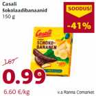 Casali
šokolaadibanaanid
150 g