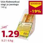Usin Kolmnurksai
singi ja juustuga
140 g