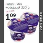 Allahindlus - Farmi Extra 
kodujuust 330 g