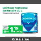 Steinhauer Magustatud 
kondenspiim 
397 g