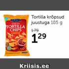 Tortilla krõpsud juustuga 185 g