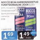 NOCCO BCAA KARBONISEERITUD FUNKTSIONAALNE JOOK 0,33 L