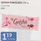 Allahindlus - GEISHA ŠOKOLAAD 100 G
