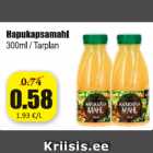 Hapukapsamahl