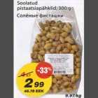 Allahindlus - Soolatud pistaatsiapähklid