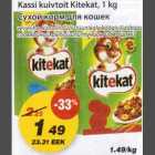 Kassi kuivtoit Kitekat