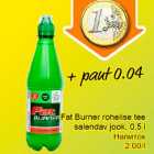 Fat Burner rohelise tee
salendav jook, 0,5 l