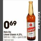 Hele õlu
Litovel Classic 4,2%,
500 ml