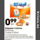 Allahindlus - Köögipaber 2-kihiline,
Soft & Easy,
3 rulli/pk