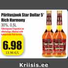 Allahindlus - Piiritusjook Star Dollar 5* Rich Harmony