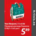 Allahindlus - Vesi Borjomi, 1 l x 6 tk