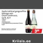 Itaalia kaitstud geograafilise
tähisega vein
Chiarli Lambrusco,
7,5 %, 75 cl
• Bianco
• Rosso