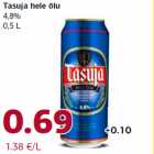 Alkohol - Tasuja hele õlu
