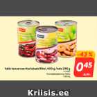 Valik konserveeritud ubasid Rimi, 400 g /neto 240 g