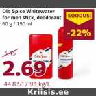 Allahindlus - Old Spice Whitewater
for men stick, deodorant