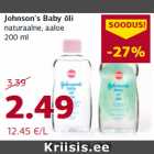 Johnson's Baby õli
