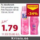 Fa deodorant