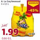 Allahindlus - A. Le Coq limonaad