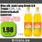 Allahindlus - Muu alk. jook Long Drink G:N
Tropic