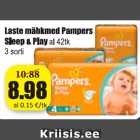 Mähkmed - Laste mähkmed Pampers Sleep & Play