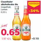 Allahindlus - Clausthaler
alkoholivaba õlu