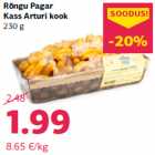 Allahindlus - Rõngu Pagar
Kass Arturi kook
230 g