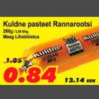 Allahindlus - Kuldne pasteet Ranarootsi