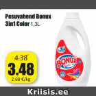 Pesuvahend Bonux
3in1 Color 1,3L
