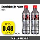 Allahindlus - Energiajook LX Power
0,5L
