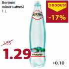 Borjomi
mineraalvesi
1 L