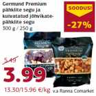Germund Premium
pähklite segu ja
kuivatatud jõhvikatepähklite
segu