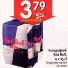 Allahindlus - Energiajook  Red Bull,  4 x 25cl