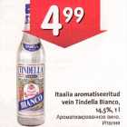 Itaalia aromatiseeritud vein Tindella Bianco,
14,5%, 1l