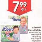 Mähkmed - Mähkmed Libero Up&Go .maxi+ l0-14 kg,22 tk /0,36/tk
.xl 13-20 kg,20 tk /0.40/tk 