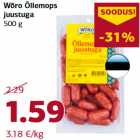 Wõro Õllemops
juustuga
500 g