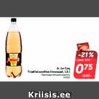 Allahindlus - A. Le Coq
Traditsiooniline limonaad, 1,5 l