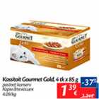 Allahindlus - Kassitoit Gourmet Gold, 4 tk x 85 g